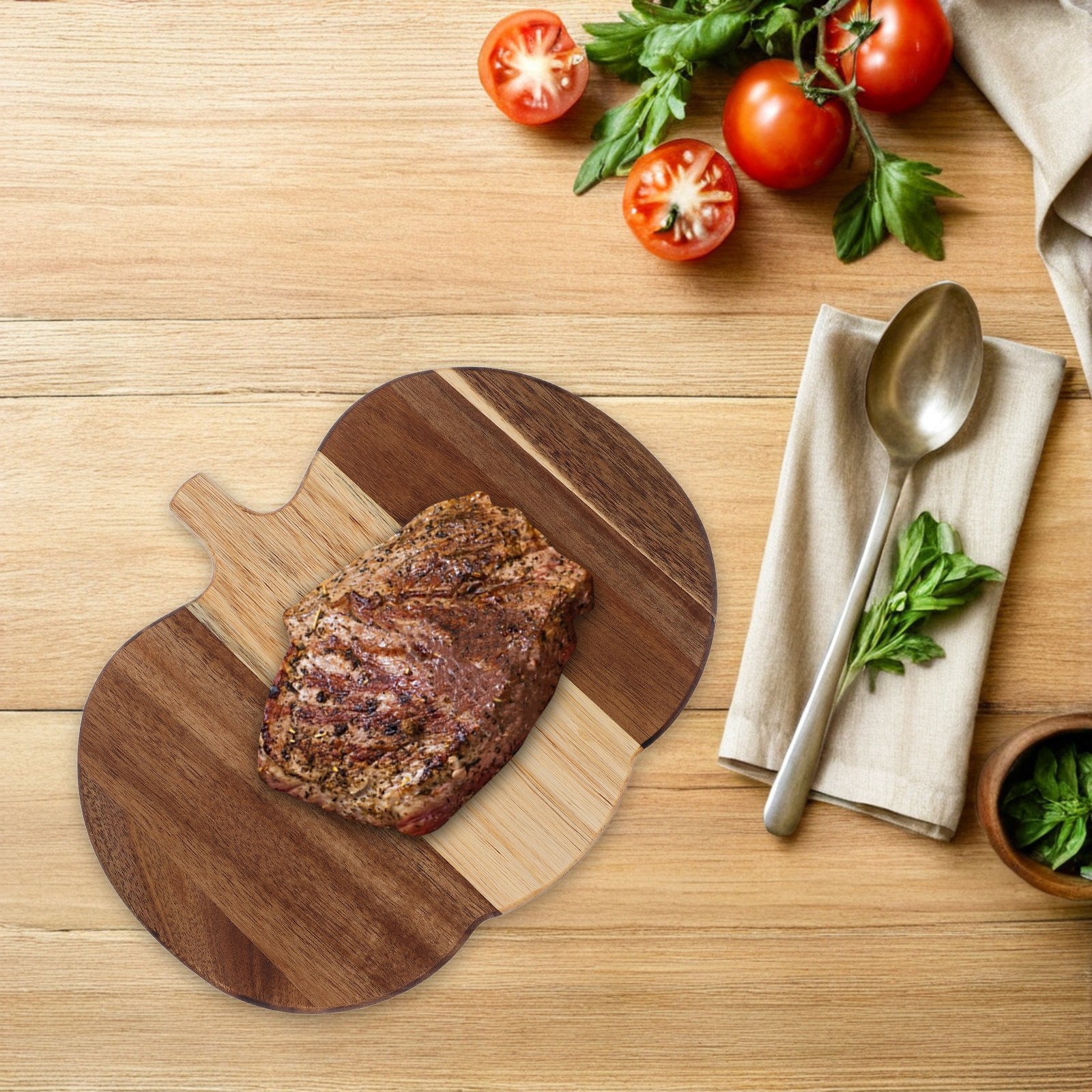 Wooden Pumpkin Cutting Board R - Wooden Serving Tray recensie en prijs