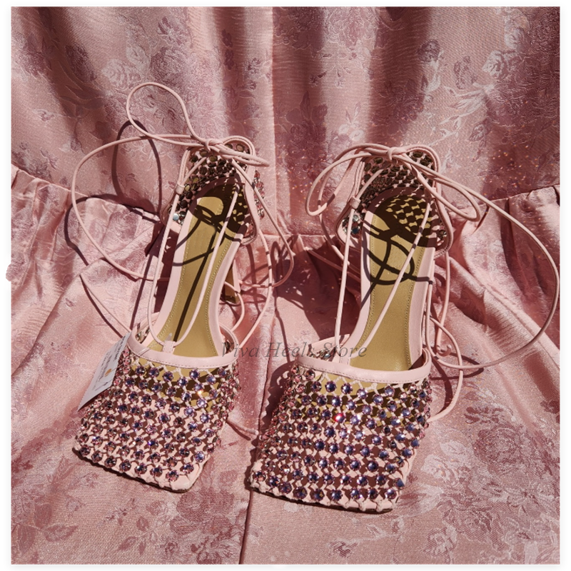 Square Toe Mesh Dimaond Lace u - Luxury Lifestyle recensie en prijs