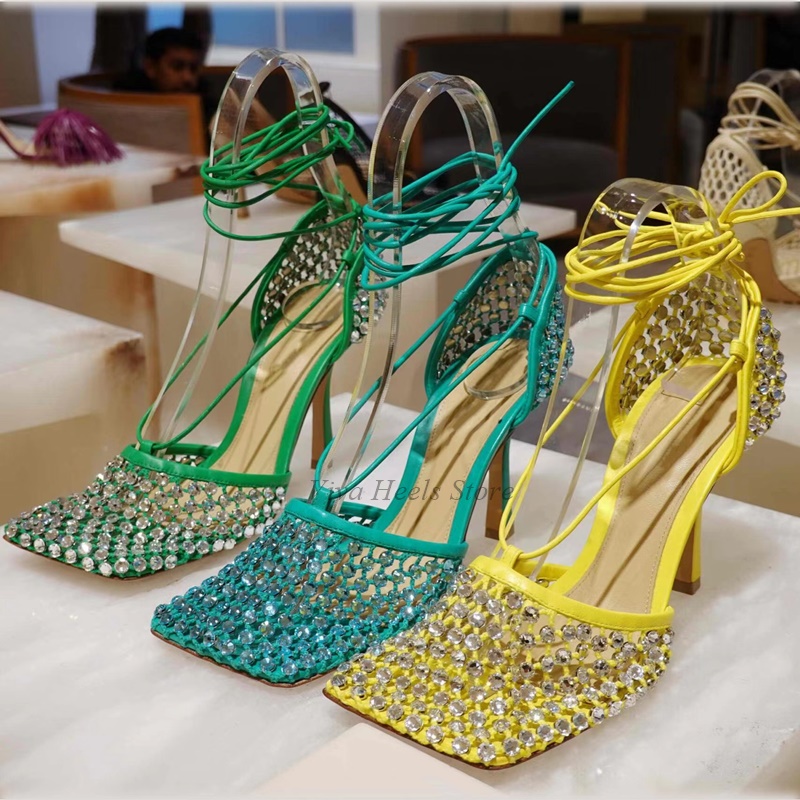 Square Toe Mesh Dimaond Lace u - Luxury Lifestyle recensie en prijs
