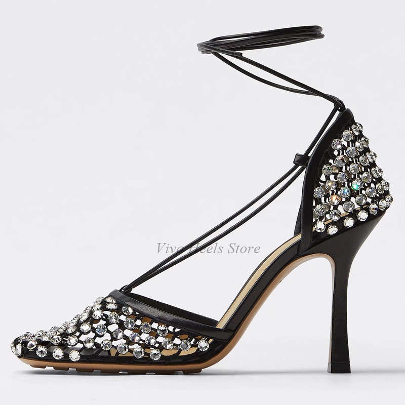 Square Toe Mesh Dimaond Lace u - Luxury Lifestyle recensie en prijs