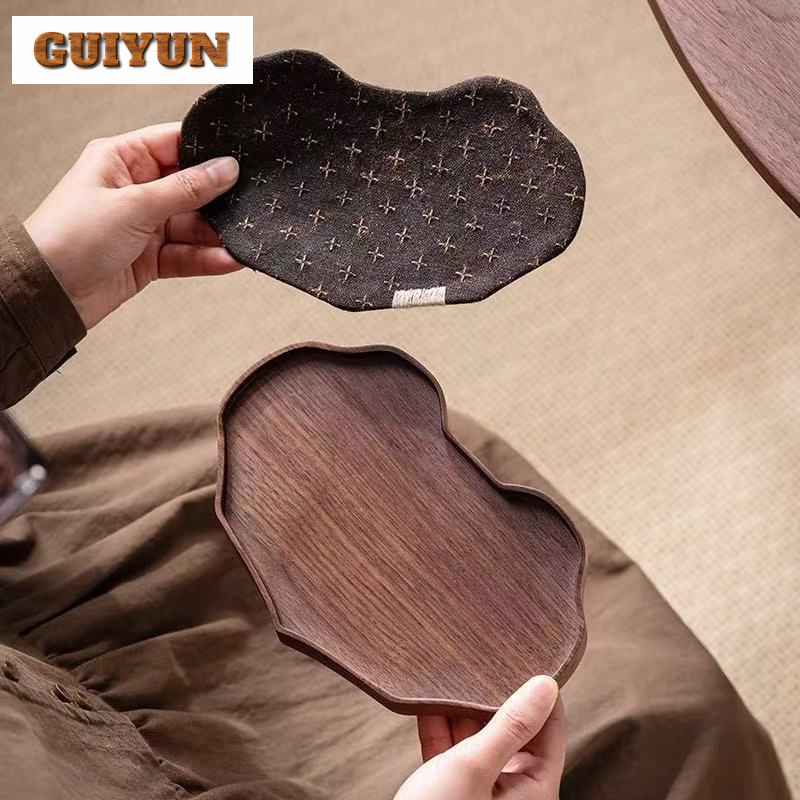Black Walnut Small Tea Tray Sn - Wooden Serving Tray recensie en prijs