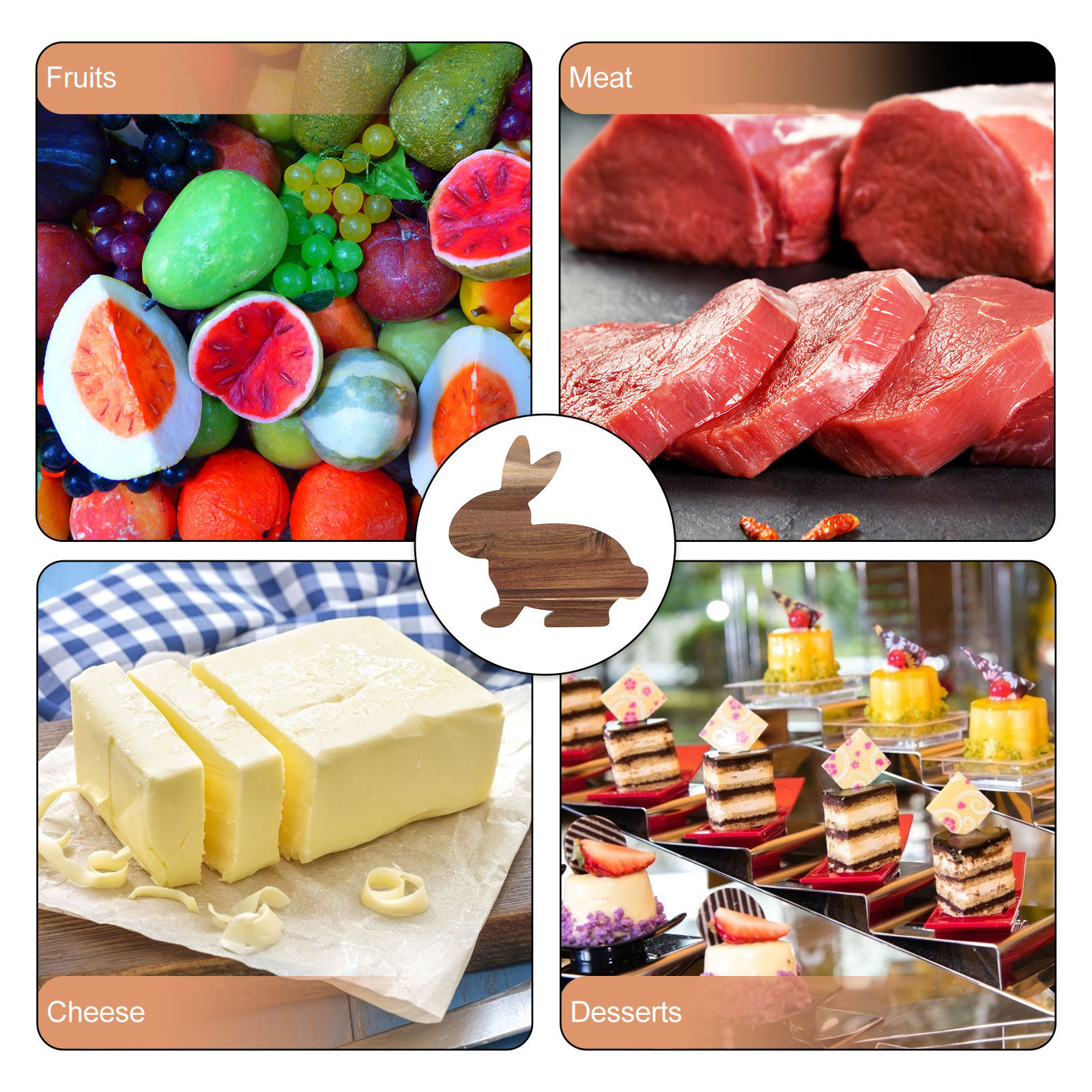 Wooden Animal Shape Cutting Bo - Wooden Serving Tray recensie en prijs