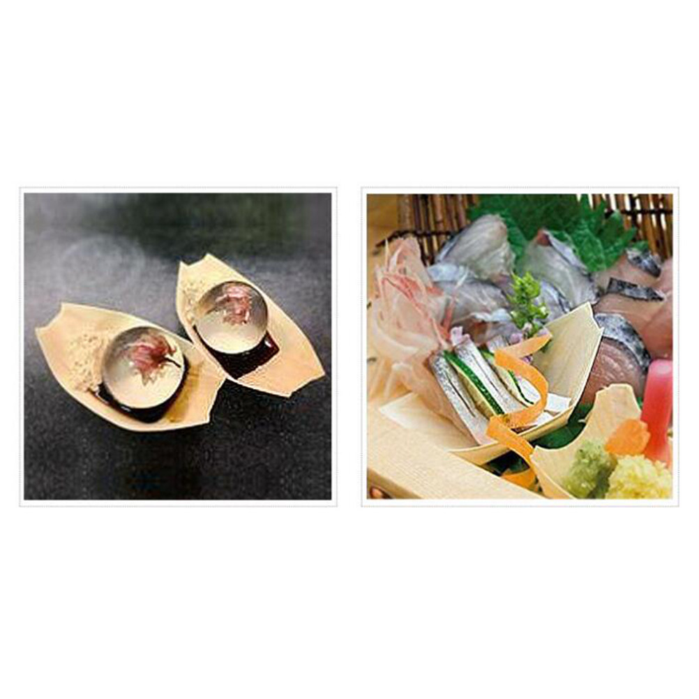 50Pcs Wooden Sushi Snack Tray  - Wooden Serving Tray recensie en prijs