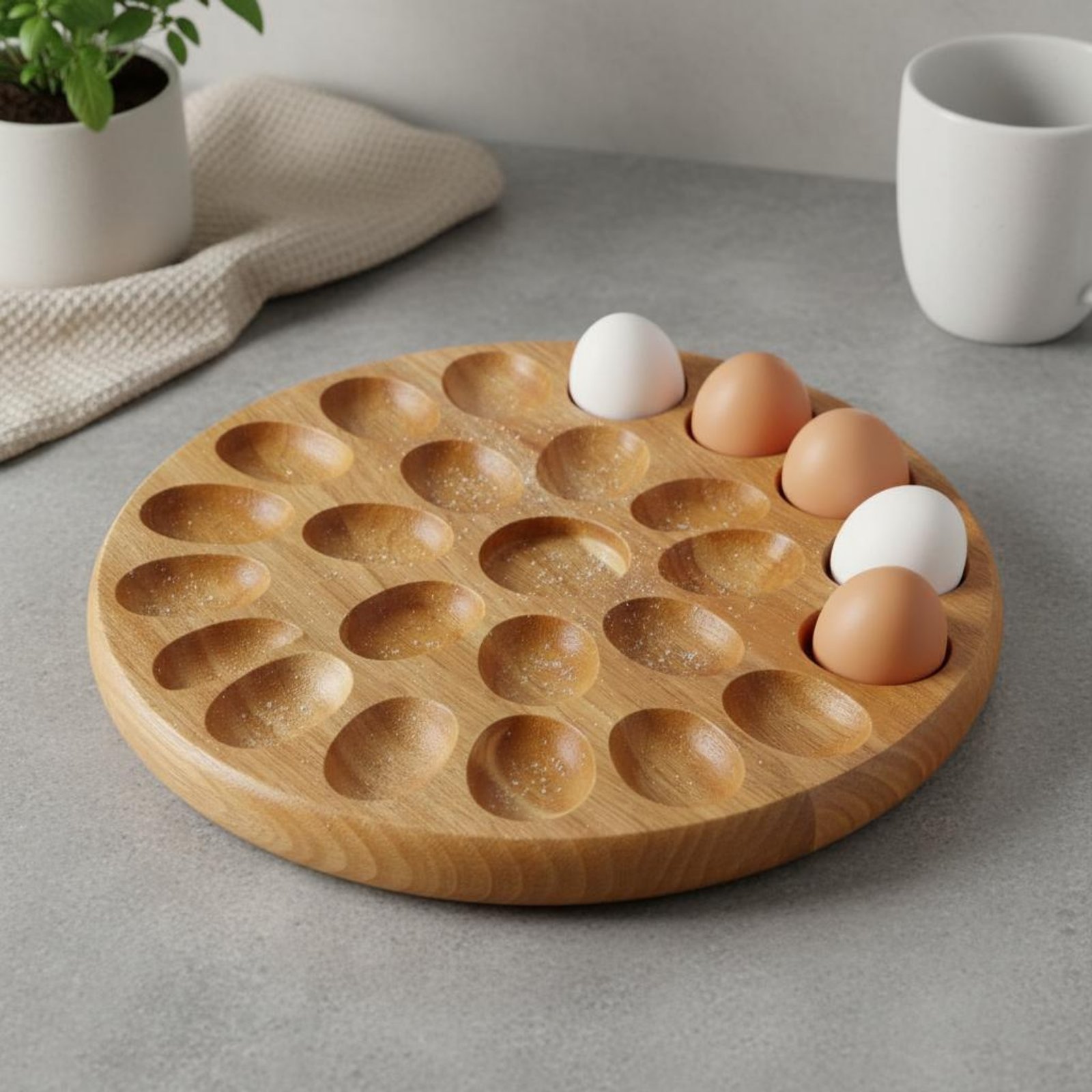 Reversible Wooden Oval Tray Na - Wooden Serving Tray recensie en prijs
