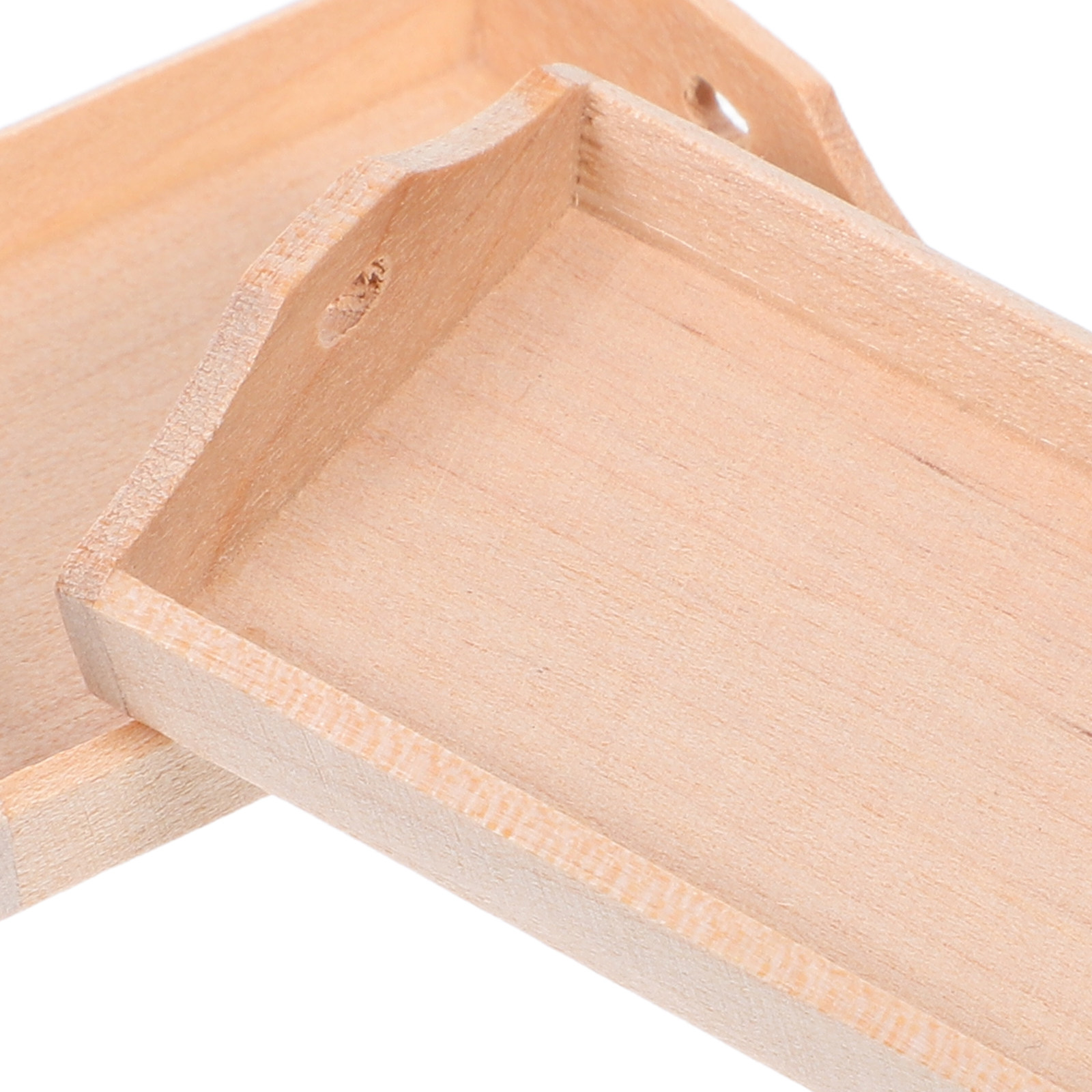 2Pcs 1:12 Scale Dollhouse Brea - Wooden Serving Tray recensie en prijs