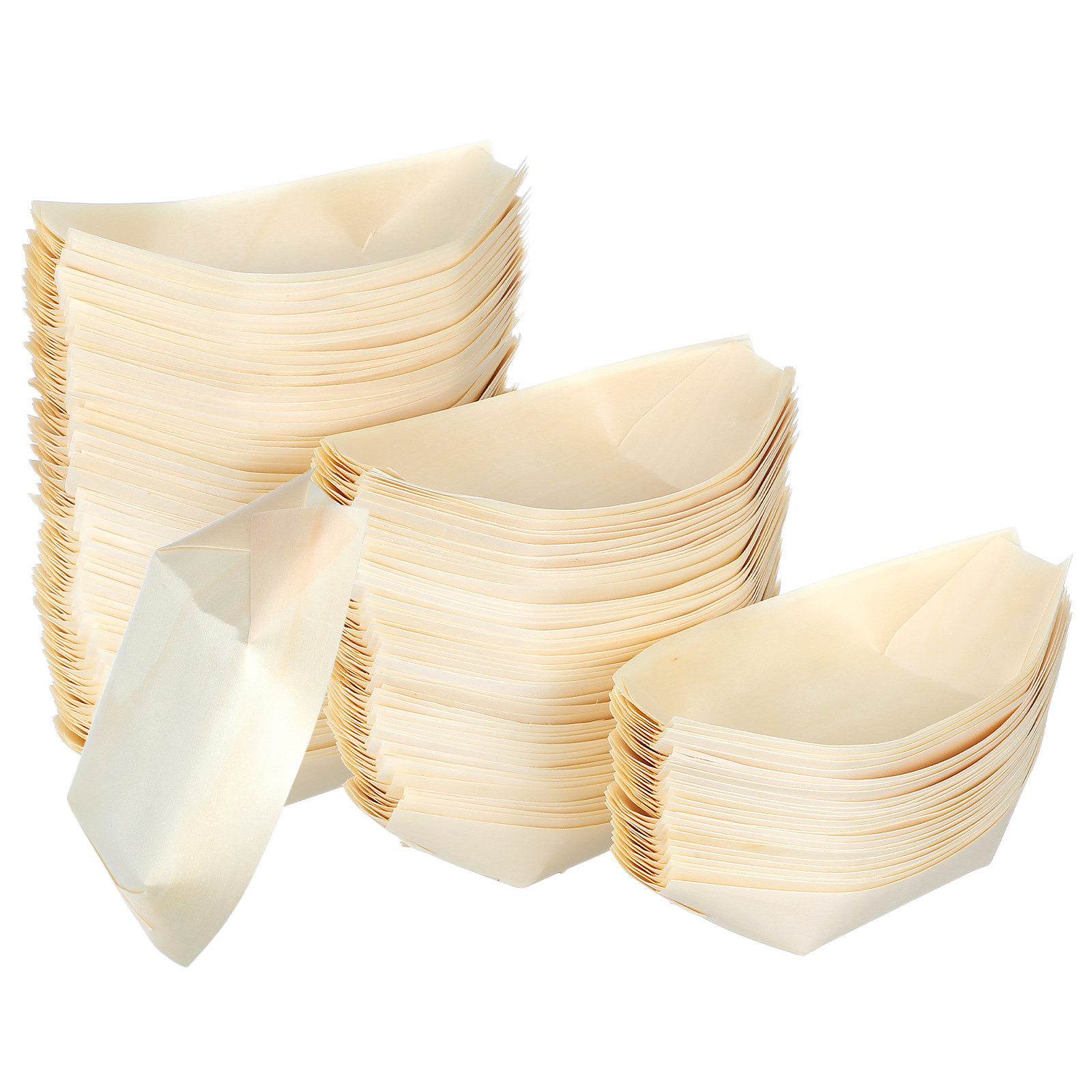 150 Pcs Disposable Sushi Tray  - Wooden Serving Tray recensie en prijs
