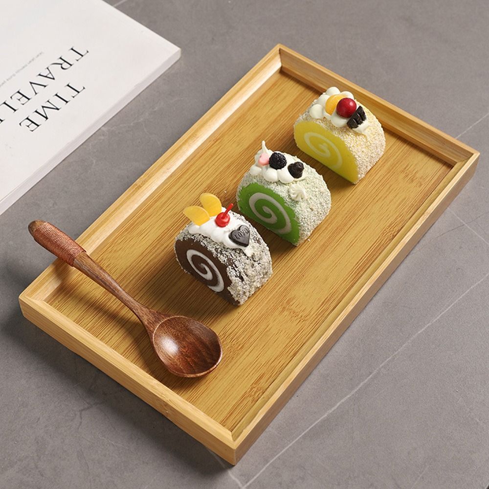 Decorate Tray Natural Bamboo B - Wooden Serving Tray recensie en prijs