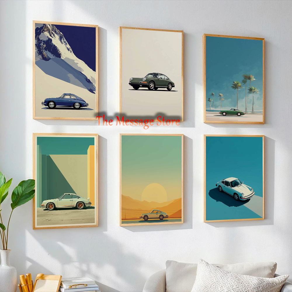 Vintage Sports Car Minimalist  - Luxury Lifestyle Picture recensie en prijs